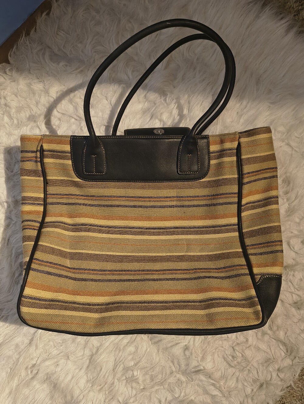Worthington Striped Tote Bag